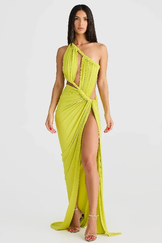 Formal DressAphrodite Gown - Chartreuse