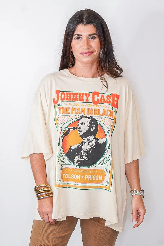 women's cocktail dressesDaydreamer Johnny Cash OS Live Tee