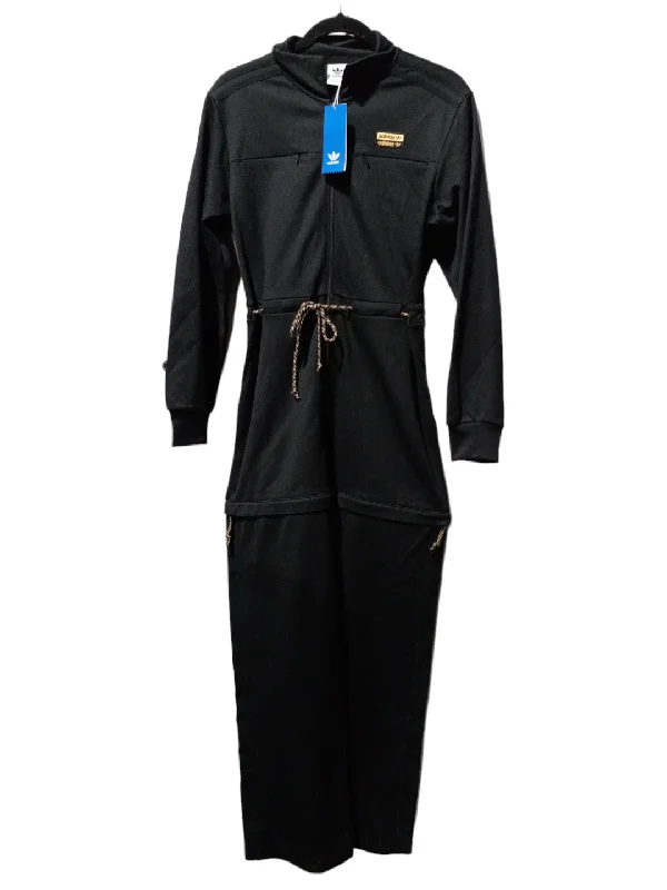 women's jumpsuits made of satinBlack Jumpsuit Adidas, Size S