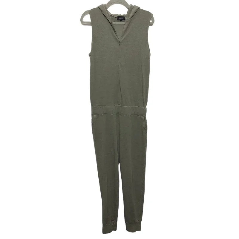 women's jumpsuits with Peter Pan collarsGreen Jumpsuit Cmc, Size S