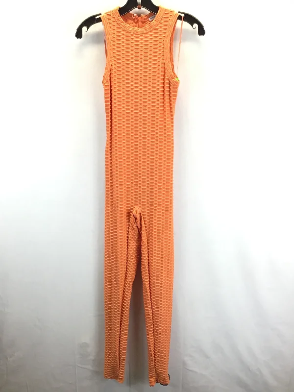 women's jumpsuits with short sleevesOrange Jumpsuit Fashion Nova, Size Xs