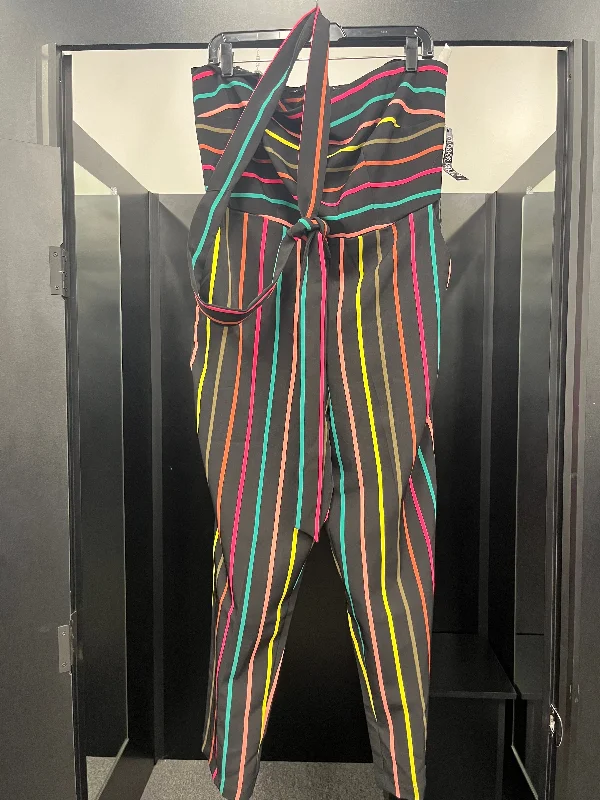 women's jumpsuits for winterStriped Jumpsuit New York And Co, Size L