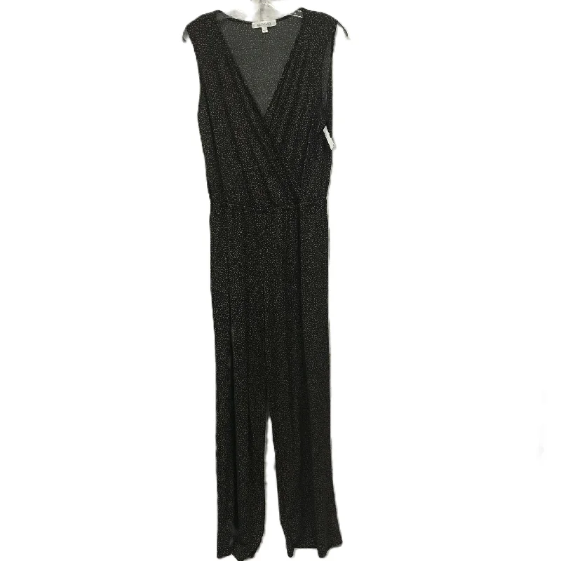 women's dressy jumpsuitsBlack & Brown Jumpsuit By Ellen Tracy, Size: L