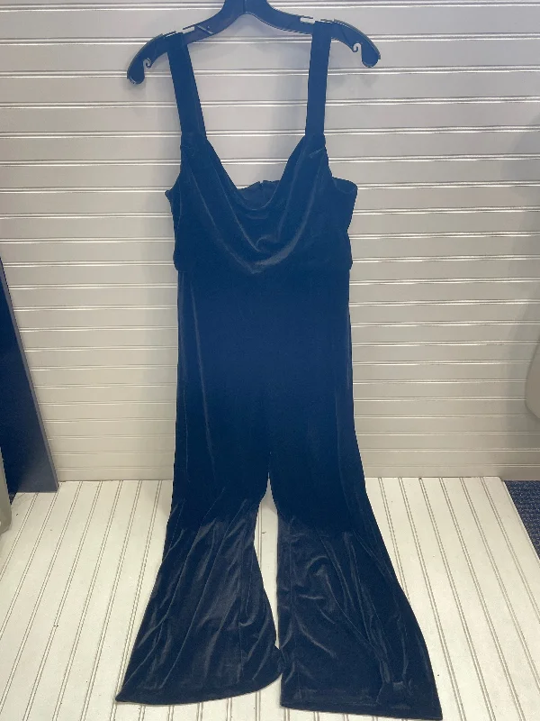 women's loose-fit jumpsuitsBlack Jumpsuit Bcbg, Size L