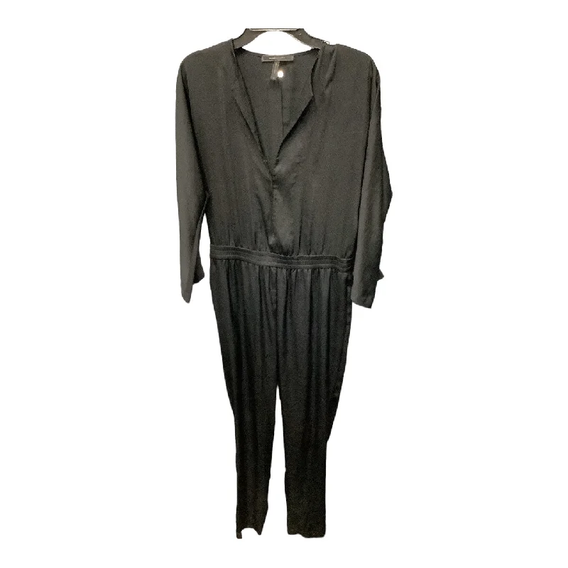 women's jumpsuits with V-necksBlack Jumpsuit Bcbgmaxazria, Size Xs