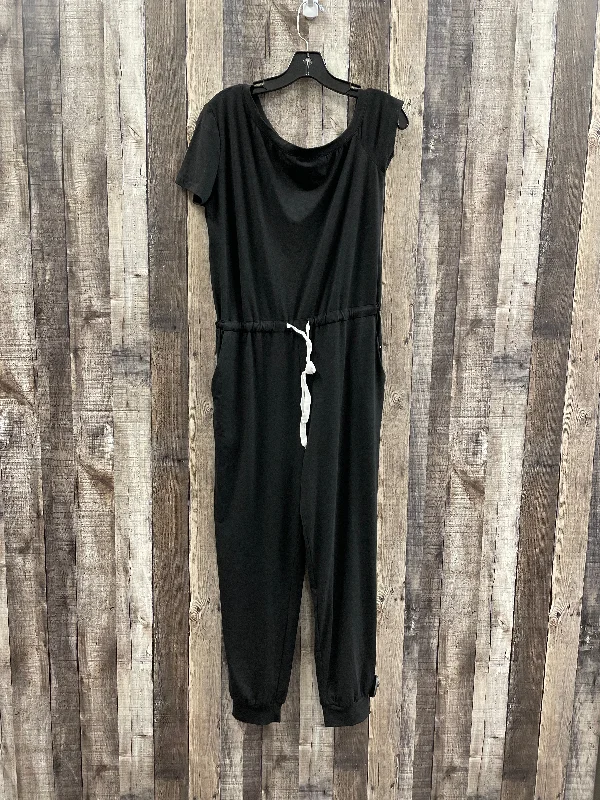 women's jumpsuits made of velvetBlack Jumpsuit Cmf, Size L