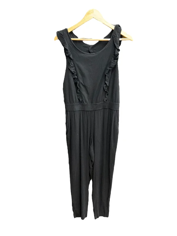 women's jumpsuits with cinched waistsBlack Jumpsuit Elevenses, Size Petite  Medium