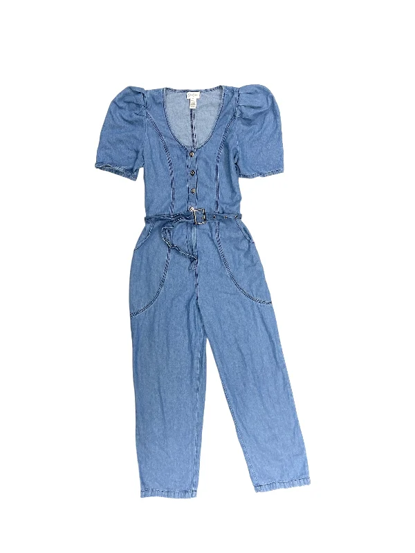 women's jumpsuits made of cottonBlue Denim Jumpsuit Jessica Simpson, Size Xl