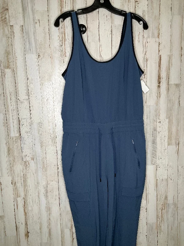 women's jumpsuits for runningBlue Jumpsuit Athleta, Size M