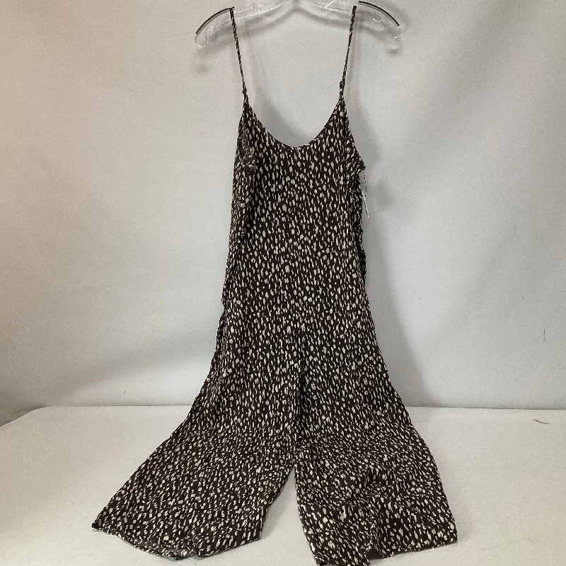 women's jumpsuits with high necksBrown Jumpsuit Cmc, Size M