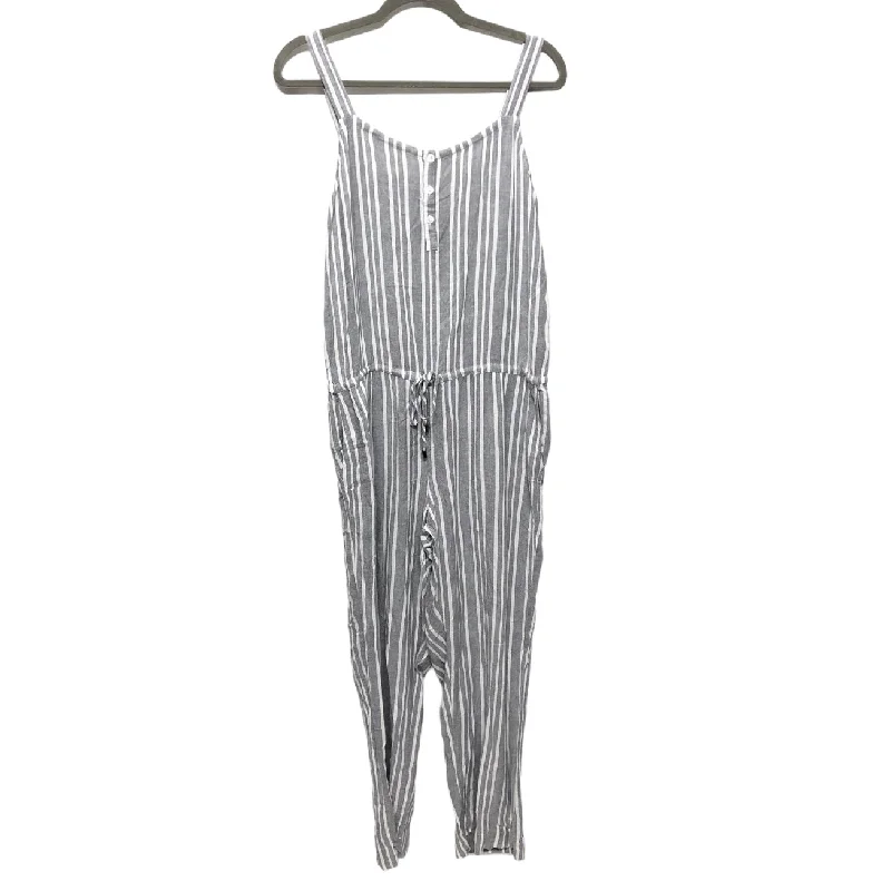 women's jumpsuits with checkered designsGrey & White Jumpsuit Rails, Size Xs