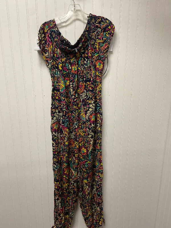 women's jumpsuits with buttonsMulti-colored Jumpsuit Anthropologie, Size M