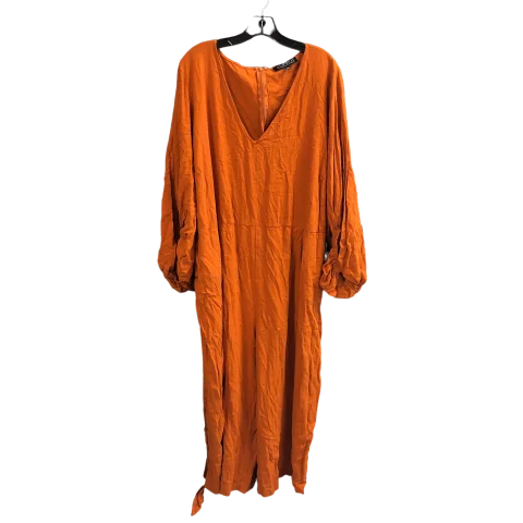 women's jumpsuits for winterOrange Jumpsuit Eloquii, Size 4x