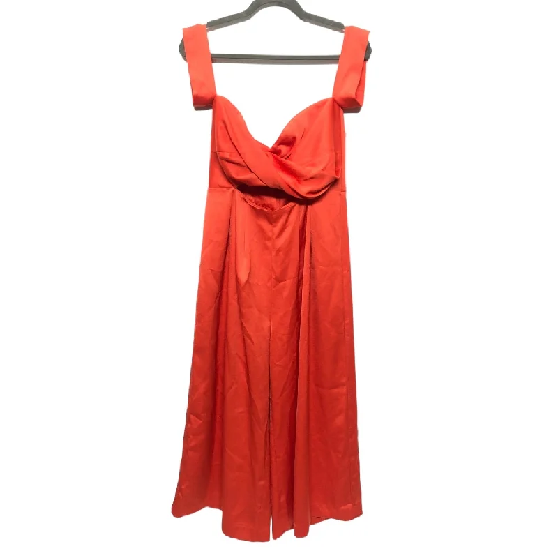 women's jumpsuits for all-day comfortOrange Jumpsuit Free People, Size 8