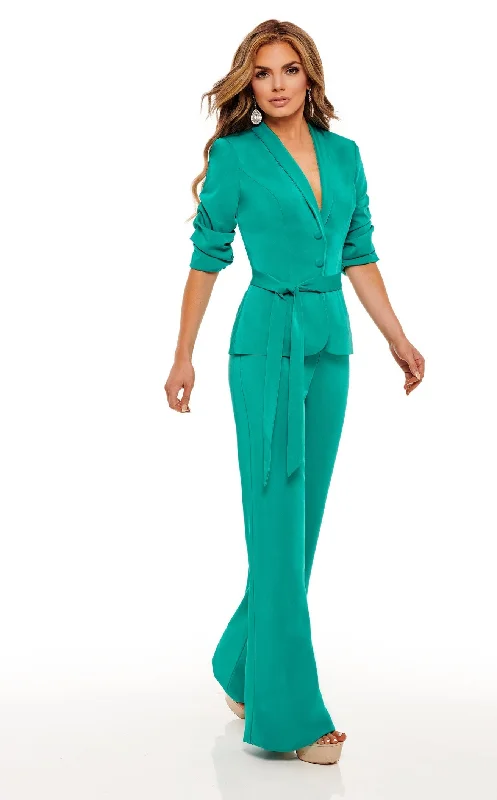 women's jumpsuits with metallic finishesRachel Allan 50073 Jumpsuit