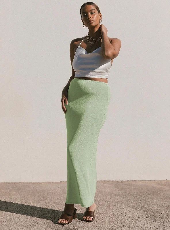 women's high-slit skirtsHarriette Maxi Skirt Sage