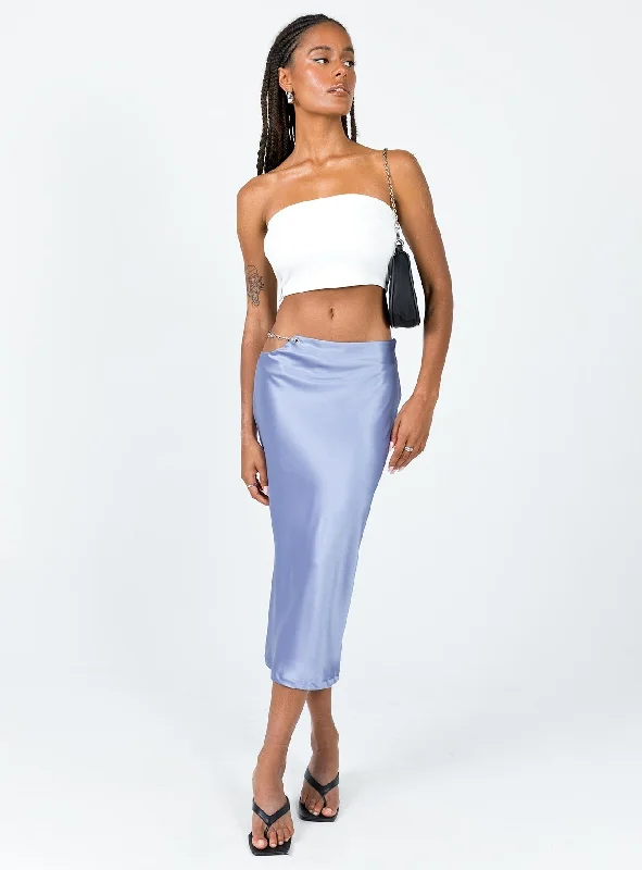 women's tulip skirtsLion‚Äôs Den Midi Skirt Blue