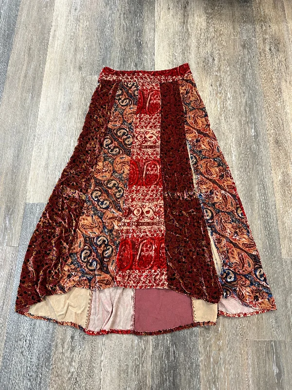 women's lightweight linen skirts for warm weatherSkirt Maxi By Free People In Multi-colored, Size: 4