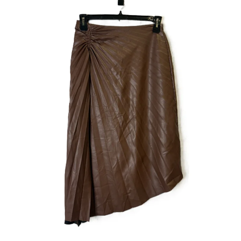 women's travel-friendly cocktail skirtsSkirt Midi By House Of Harlow In Brown, Size: S