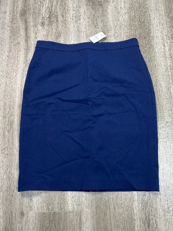 women's classic chiffon skirtsSkirt Mini & Short By J. Crew In Blue, Size: L