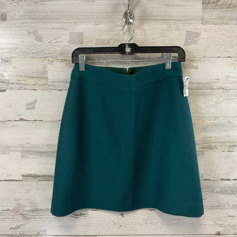 women's linen skirtsSkirt Mini & Short By J. Crew In Green, Size: 8