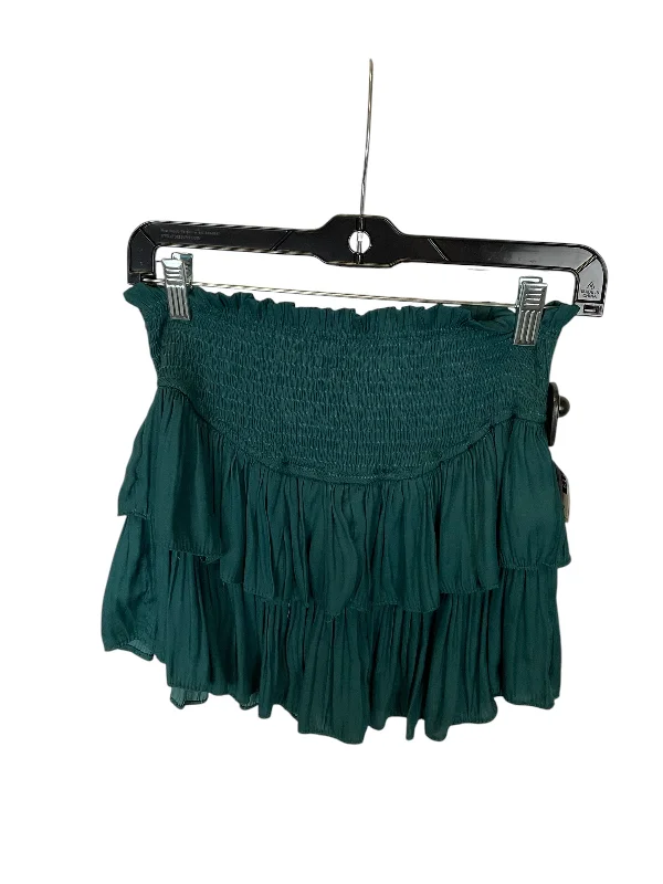 women's winter velvet skirtsSkirt Mini & Short By Mustard Seed In Green, Size: S