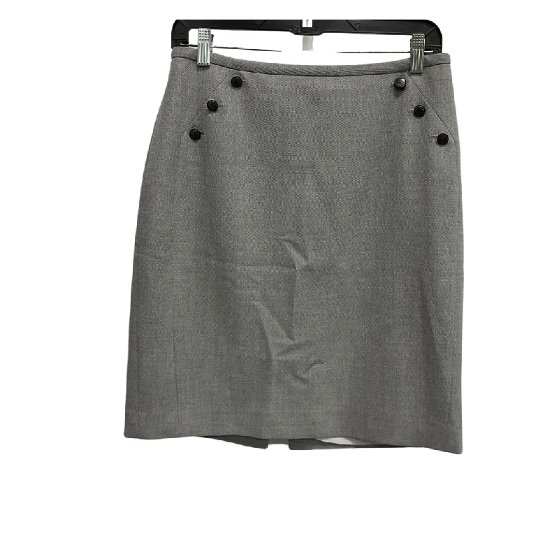 women's fair-trade solid-color skirtsSkirt Mini & Short By White House Black Market In Grey, Size: 6